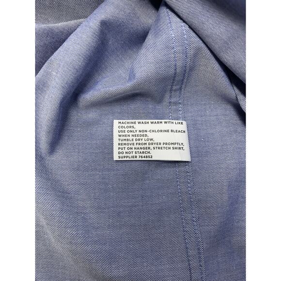 Tailored Culture Stafford Dress Shirt XXL 18-18.5 Pre-Owned light stain onsleeve - Picture 9 of 11